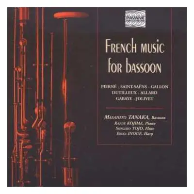 CD Camille Saint-Saëns: French Music For Bassoon