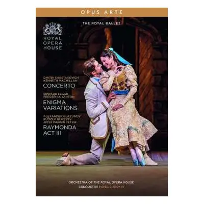 DVD Dmitri Schostakowitsch: The Royal Ballet - Concerto / Enigma Variations / Raymonda