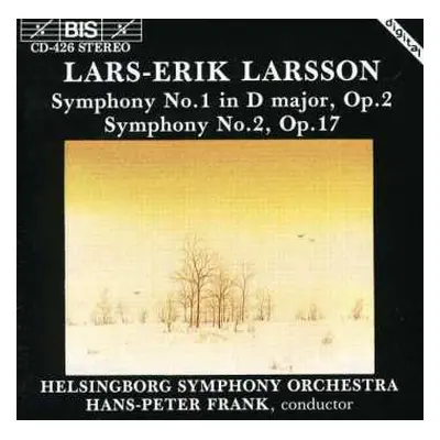 CD Helsingborgs Symfoniorkester: Symphony No. 1 In D Major, Op. 2, Symphony No. 2, Op. 17