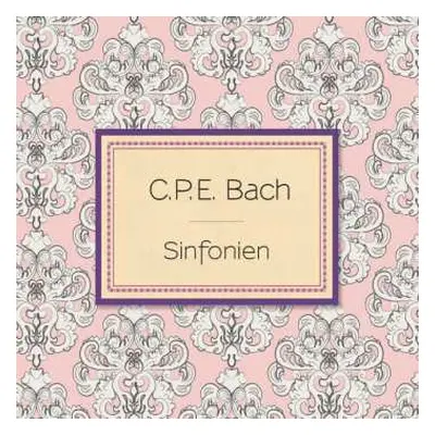 CD Carl Philipp Emanuel Bach: Symphonien Wq.182 Nr.3-5