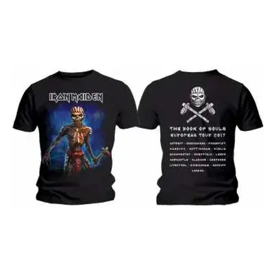 Tričko Axe Eddie Book Of Souls European Tour V.2 XL