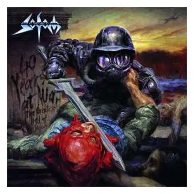 2LP Sodom: 40 Years At War: The Greatest Hell Of Sodom CLR