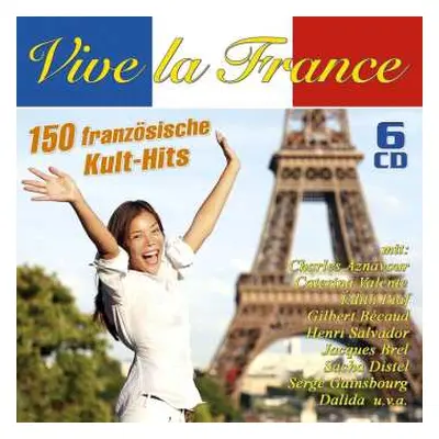 6CD Various: Vive La France (150 Französische Kult-hits)