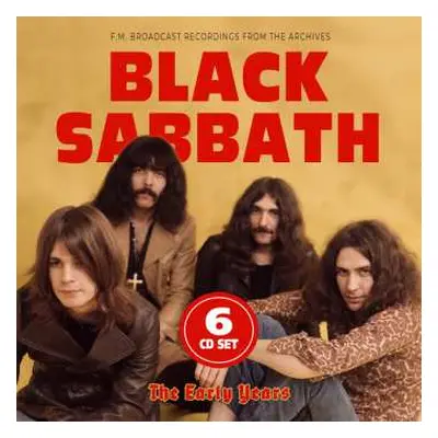 6CD Black Sabbath: The Early Years Live (6cd Box)