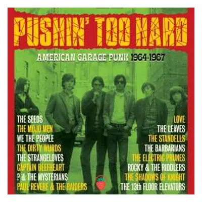 3CD Various: Pushin' Too Hard-american Garage Punk 1964-1967