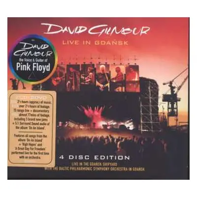 2CD/2DVD David Gilmour: Live In Gdańsk