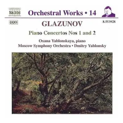 CD Alexander Glazunov: Piano Concertos Nos 1 And 2