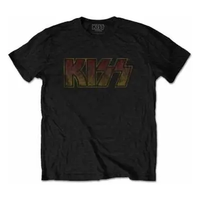 Tričko Vintage Classic Logo Kiss XXL