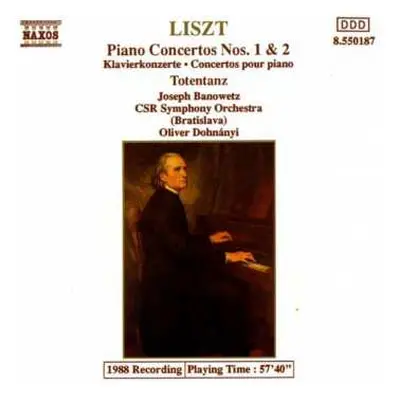 CD Franz Liszt: Piano Concertos Nos. 1 and 2 / Totentanz