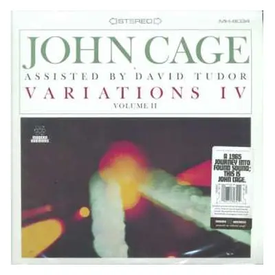 LP John Cage: Variations IV Volume II CLR