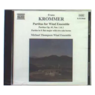 CD František Vincenc Kramář - Krommer: Partitas for Wind Ensemble