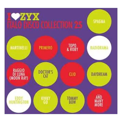 3CD Various: I Love ZYX Italo Disco Collection 25