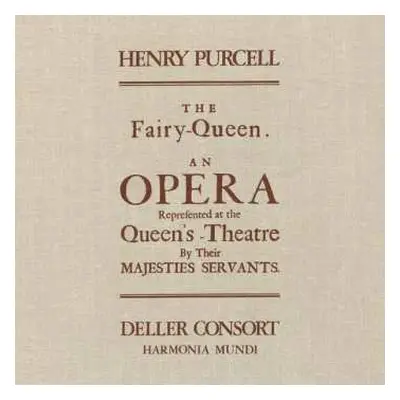 3LP Henry Purcell: The Fairy-Queen