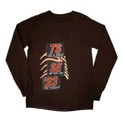 Travis Scott Unisex Long Sleeve T-shirt: Summer Run 2023 Stockholm (back Print & Ex-tour) (x-lar