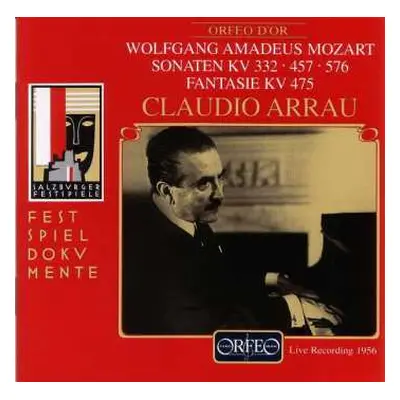 CD Wolfgang Amadeus Mozart: Sonaten KV 332 • 457 • 576 / Fantasie KV 475