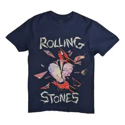 The Rolling Stones Unisex T-shirt: Hackney Diamonds Heart (small) S