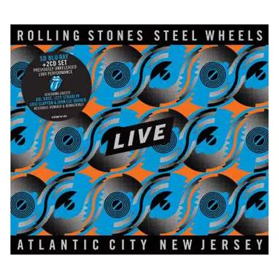 2CD/Blu-ray The Rolling Stones: Steel Wheels Live Atlantic City New Jersey