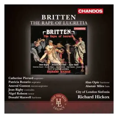 2CD Benjamin Britten: The Rape Of Lucretia