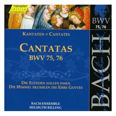 CD Johann Sebastian Bach: Cantatas BWV 75, 76