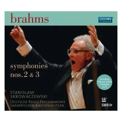 CD Johannes Brahms: Symphonies Nos. 2 & 3