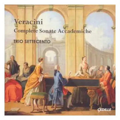 3CD Francesco Maria Veracini: Sonaten Für Violine & Bc Op.2 Nr.1-12