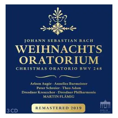 3CD Johann Sebastian Bach: Weihnachtsoratorium Bwv 248