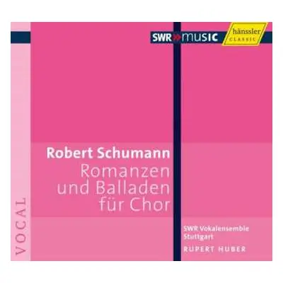 CD Robert Schumann: Romanzen & Balladen Opp.67,69,75,91,145,146