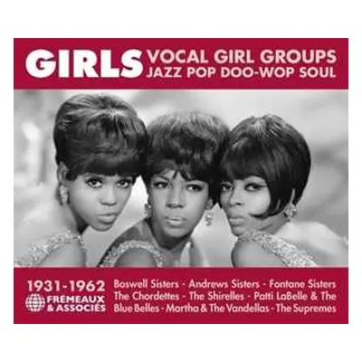 3CD Various: Girls: Vocal Girl Groups Jazz Pop Doo-wop Soul 1931