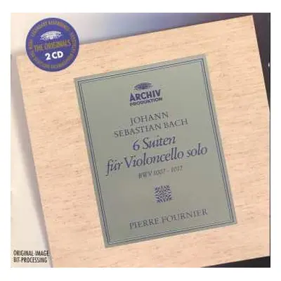 2CD Johann Sebastian Bach: 6 Suiten Für Violoncello Solo BWV 1007–1012