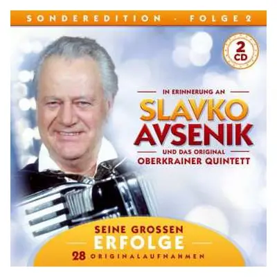 2CD Slavko Avsenik: Seine Großen Erfolge: 28 Originalaufnahmen Folge 2