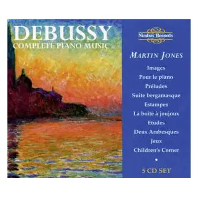 5CD/Box Set Claude Debussy: Complete Piano Music