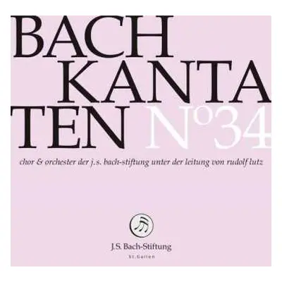 CD Johann Sebastian Bach: Kantaten N° 34