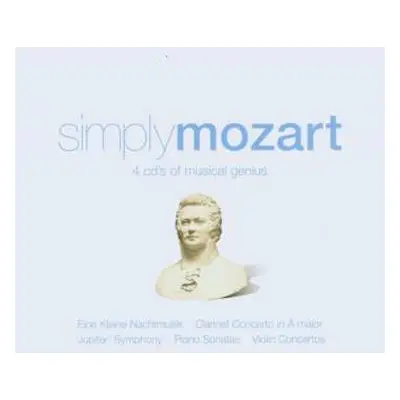 4CD Wolfgang Amadeus Mozart: Simply Mozart