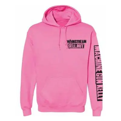 Machine Gun Kelly Unisex Pullover Hoodie: Pink Face (back & Sleeve Print) (x-large) XL