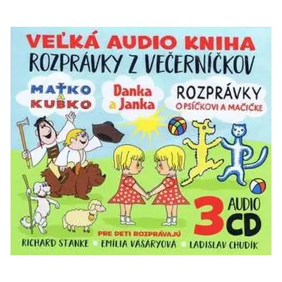 3CD Ladislav Chudík: Veľká audio kniha - Rozprávky z večer