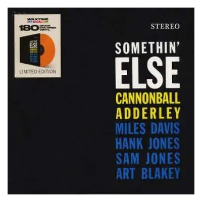 LP Cannonball Adderley: Somethin' Else LTD | CLR