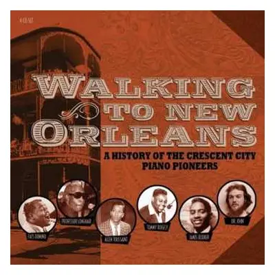 4CD/Box Set Various: Walking To New Orleans (A History Of The Crescent City Piano Pioneers)