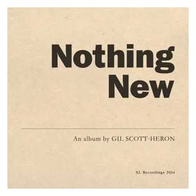 LP/DVD Gil Scott-Heron: Nothing New