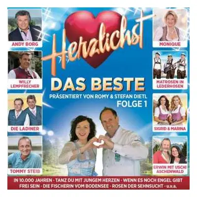 CD Various: Herzlichst - Das Beste Präsentiert Von Romy & Stefan Dietl - Folge 1