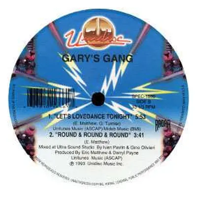 LP Gary's Gang: Keep On Dancin' / Let's Lovedance Tonight / Round & Round & Round