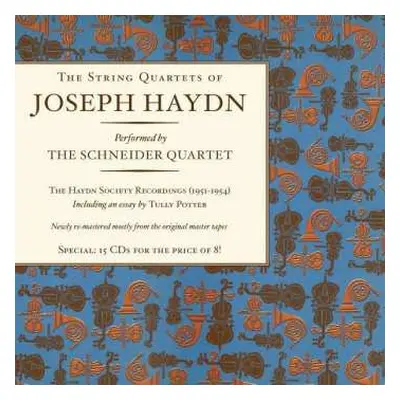 15CD/Box Set Joseph Haydn: The String Quartets. The Haydn Society Recordings