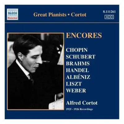 CD Alfred Cortot: Encores