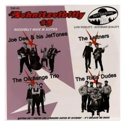 SP Joe Dee And His JetTones: SCHNITZELBILLY #5 Rockabilly made in Austria