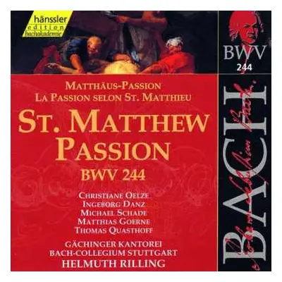 3CD Johann Sebastian Bach: St. Matthew Passion BWV 244