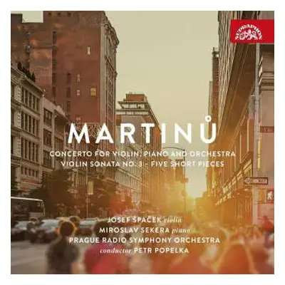 CD Bohuslav Martinů: Konzert Für Violine,klavier & Orchester