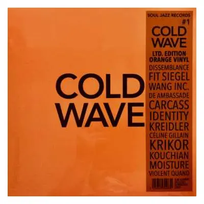 2LP Various: Cold Wave #1 LTD | CLR