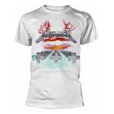 Tričko Master Of Puppets (white) XXL