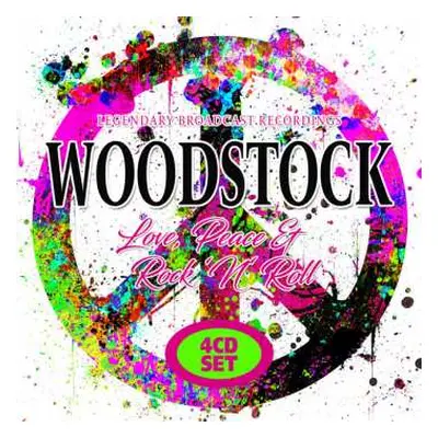 4CD Various: Woodstock - Love, Peace And Rock N Roll