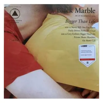 LP Black Marble: Bigger Than Life LTD