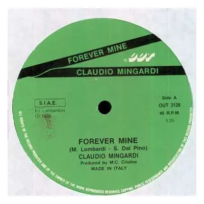 LP Claudio Mingardi: Forever Mine